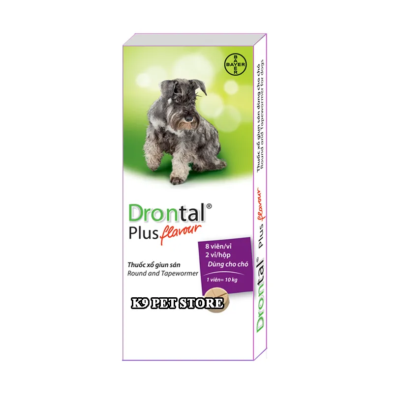 Thuốc Sổ Giun Cho Chó Bayer Drontal Plus Hiệu Quả Nhất