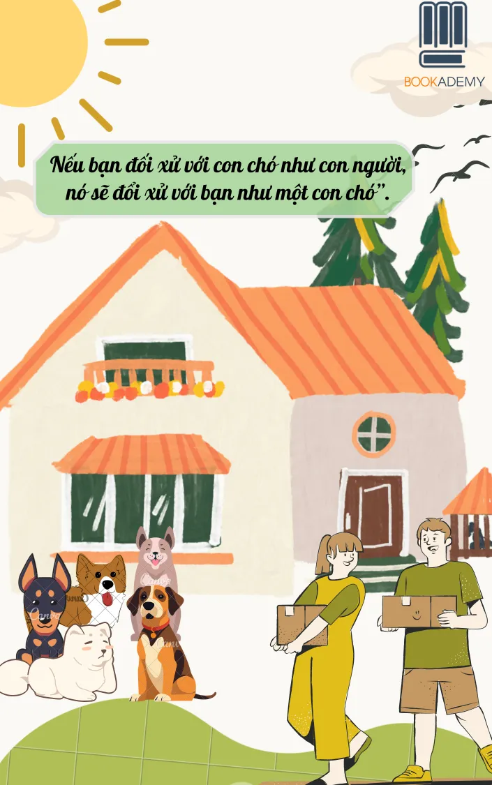 con chó nhỏ mang giỏ hoa hồng review sách Nguyễn Nhật Ánh