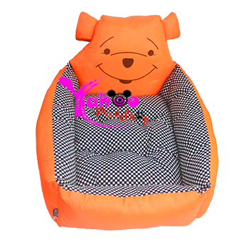 Nệm ngủ gấu Pooh cam cho chó mèo