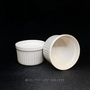 Bát sứ tròn Cookie, dụng cụ cho ăn cần thiết khi bán chuột lang