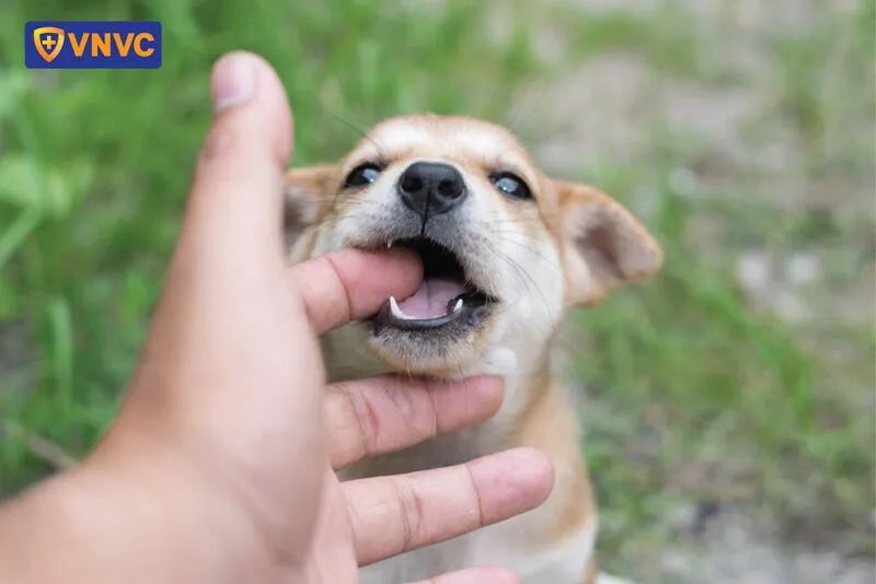Bị chó con cắn chảy máu có sao không