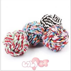 Bóng đan từ thừng vải tự nhiên, an toàn cho chuột lang gặm nhai và đẩy lăn