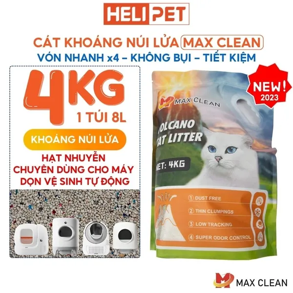 Cát khoáng Max Clean hạt nhuyễn