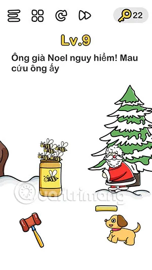 câu hỏi mới brain out giáng sinh