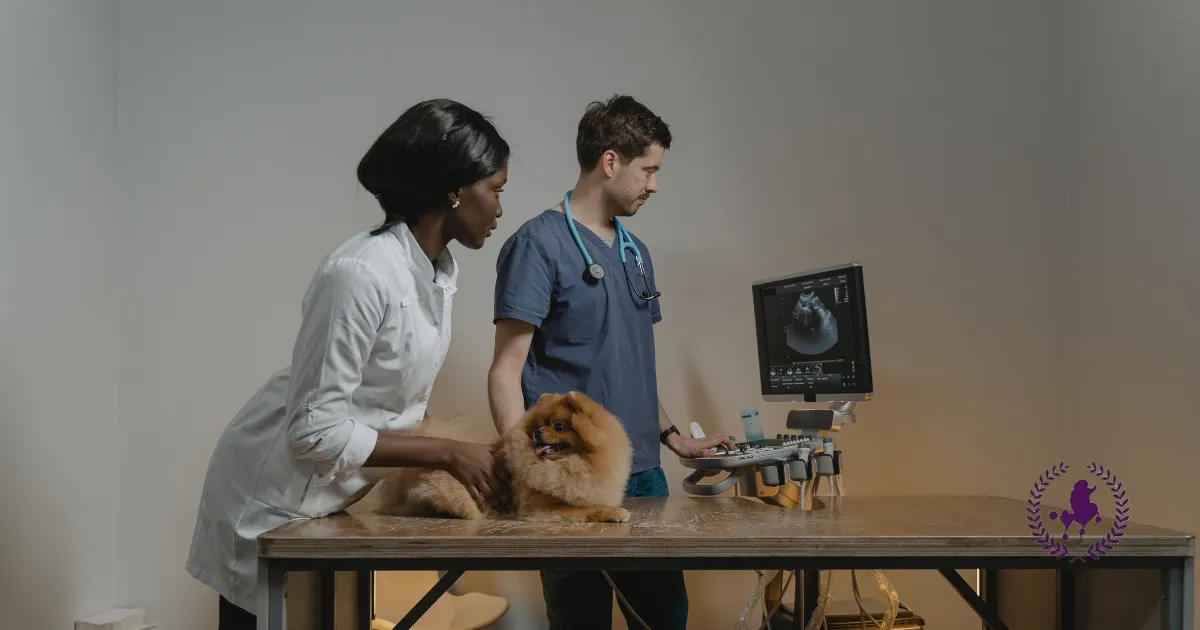 Chó Poodle được tiêm vắc-xin theo lịch trình, biện pháp phòng ngừa bệnh parvo ở chó poodle quan trọng nhất.