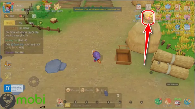 game moly vương quốc chuột chũi: Hướng dẫn người chơi chọn biểu tượng SK để truy cập giao diện đổi mã