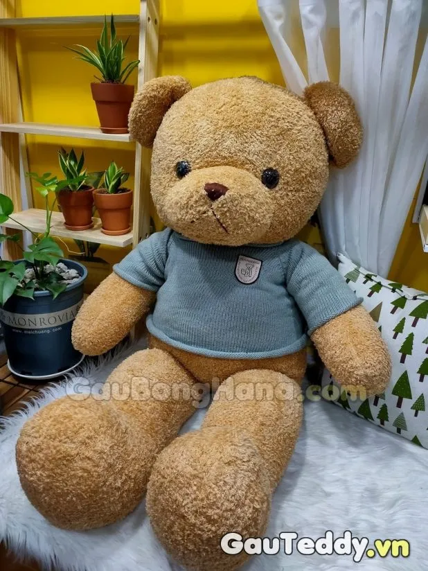 Gấu Bông Teddy Head Tales Vàng