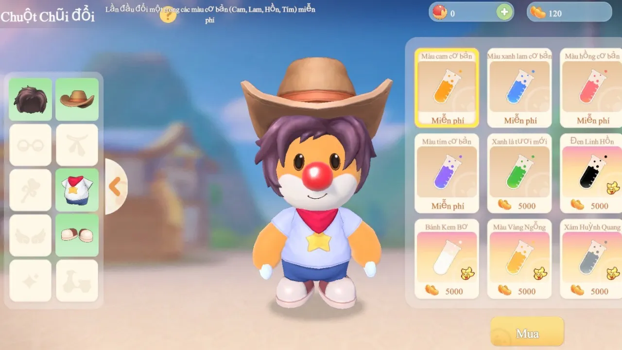 Hệ thống thời trang và trang phục đa dạng, bắt mắt trong Moly Mobile