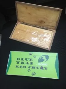 Hướng dẫn cách mở và đặt bẫy keo dính chuột dạng hộp gỗ bio