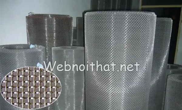 Lưới kim loại inox chắn chuột bảo vệ kho hàng