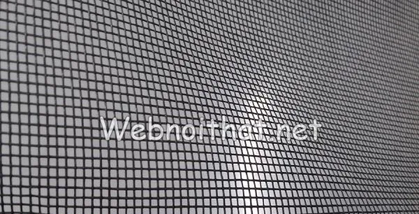 Lưới thép hàn mắt nhỏ dùng để bảo vệ các cửa sổ và lỗ thông gió