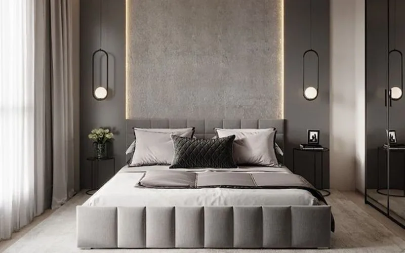 Màu sơn xám bạc tạo cảm giác tinh tế và thư thái khi áp dụng cho phòng khách