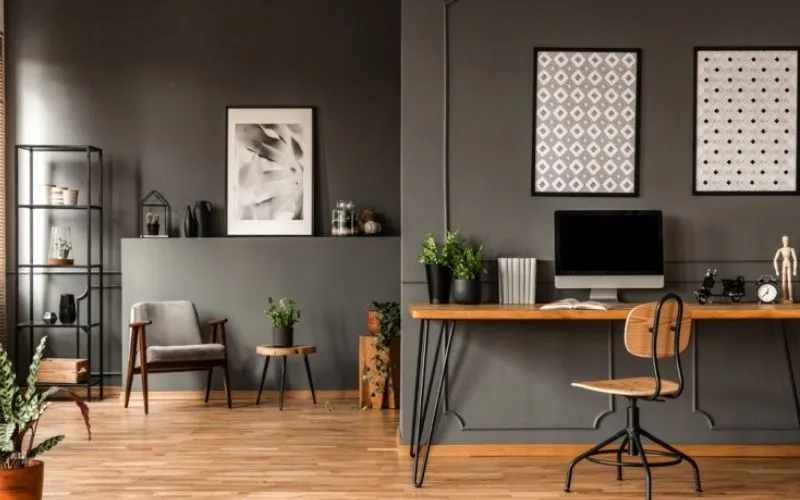 Màu sơn xám đen thu hút người nhìn ngay từ ánh mắt đầu tiên