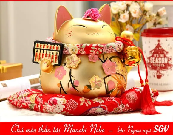 Mèo thần tài cute