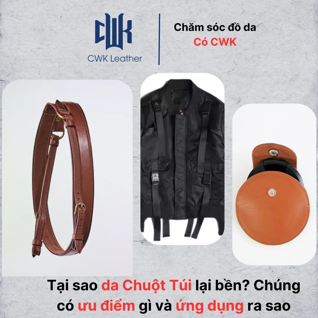 Một mẫu vật da chuột túi đã qua xử lý, thể hiện độ mịn và cấu trúc sợi collagen bền bỉ, làm nổi bật ưu điểm chống mài mòn