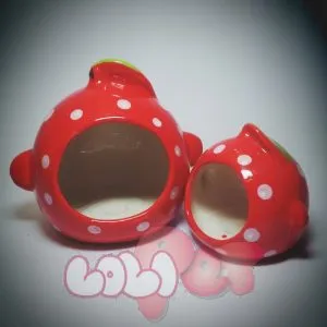 Nhà ngủ trái cây bằng vải, cung cấp sự ấm áp và thiết kế dễ thương cho chuột lang