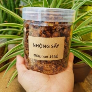Hỗn hợp sâu, nhộng và dế sấy