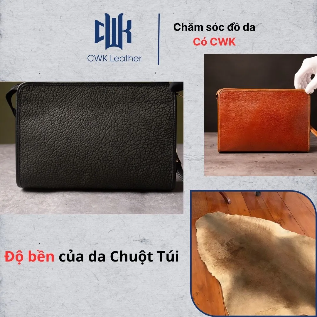 Sản phẩm giày đá bóng làm từ da chuột túi, minh chứng cho tính linh hoạt và khả năng chống thấm nước vượt trội trong thể thao