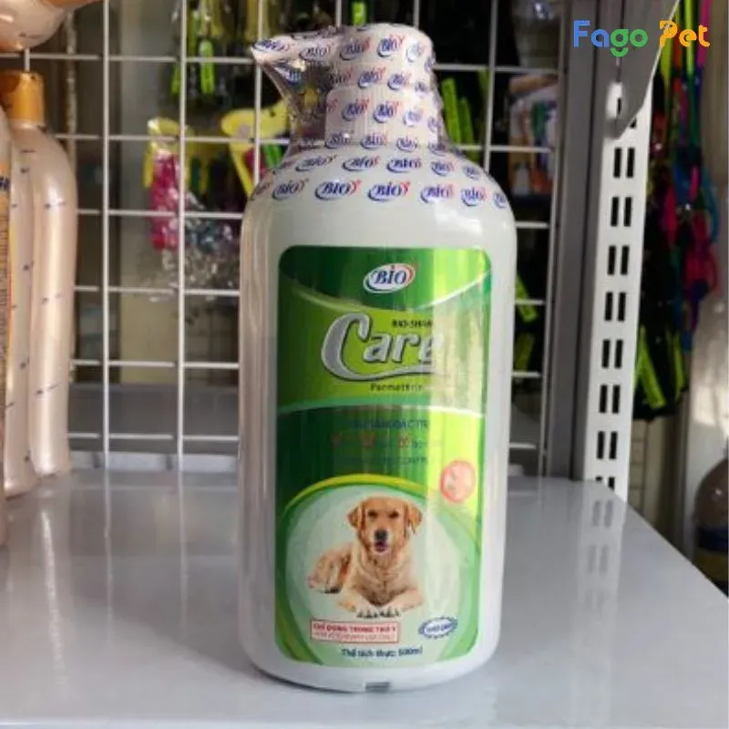 Sữa tắm Bio Care giúp tẩy sạch ve rận và khử mùi hôi