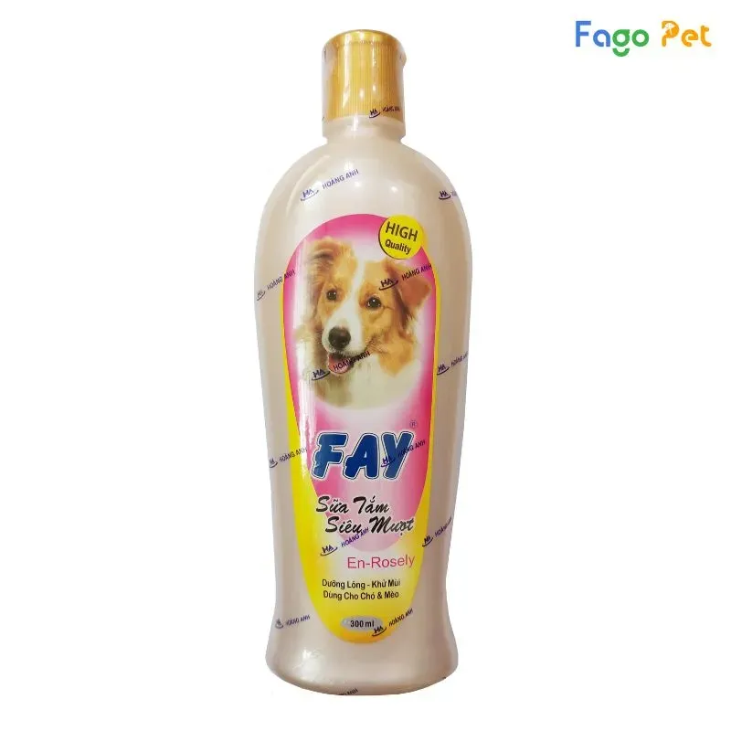 Sữa tắm Fay giúp vệ sinh da lông sạch sẽ và duy trì độ ẩm