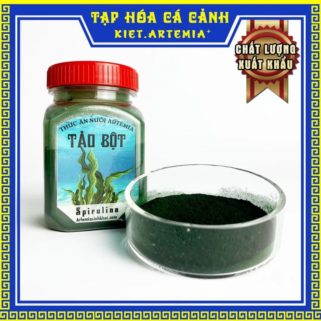 Tảo bột nuôi artemia