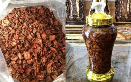 Cách làm táo mèo ngâm rượu khô mang lại màu sắc hổ phách