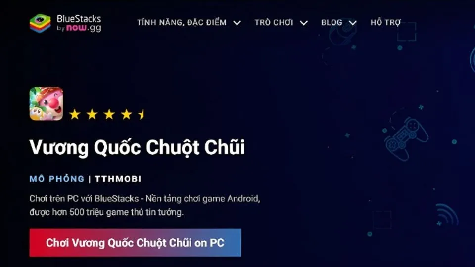 Tìm kiếm và chơi Moly trên thanh tìm kiếm của BlueStacks