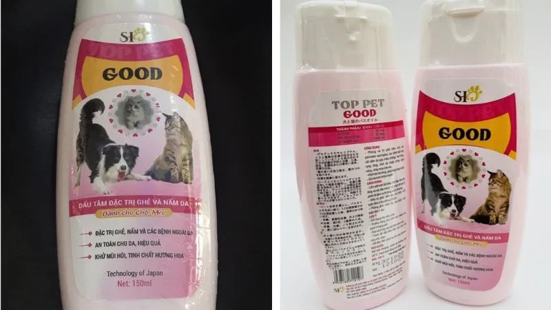 Dầu tắm SHD đặc trị ghẻ và nấm da Toppet Good