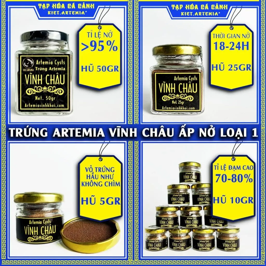 Trứng artemia Vĩnh Châu