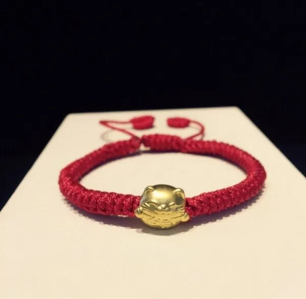 Vòng tay mèo thần tài cute vàng 24k là món quà quý tặng người thân